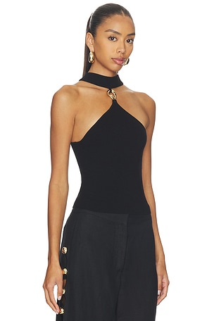 SIMKHAI Renlen Halter Top in Black