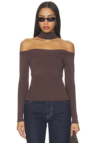 Lila Cold Shoulder Top SIMKHAI