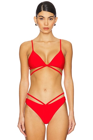 Harlen Tie Front Bikini Top SIMKHAI