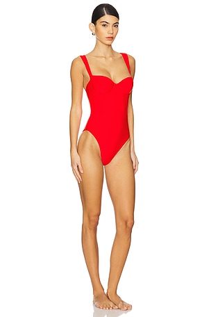 SIMKHAI Kyle Bustier One Piece in Red