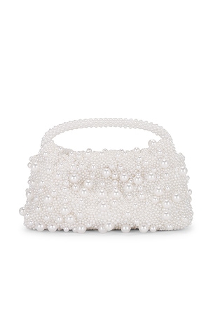 SIMKHAI Ellerie Pearl Mini Bag in White