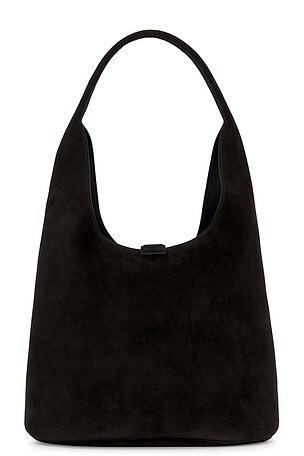 SIMKHAI Khai Suede Hobo Bag in Black