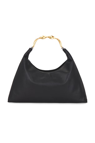 SIMKHAI Twist Handle Hobo Bag in Black