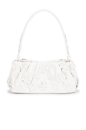 Harlow Leather Flower Shoulder Bag SIMKHAI