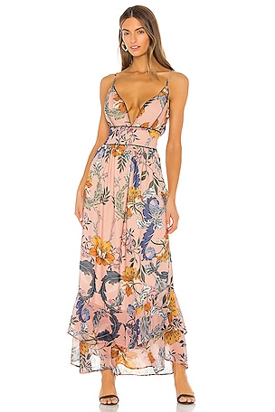 THE JETSET DIARIES Oh Sweet Nothing Maxi Dress in Pink REVOLVE