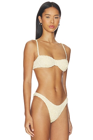 Juillet Ingrid Top in Yellow. Size S. Also