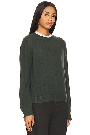 JUMPER 1234 Lightweight Crew in Dark Green