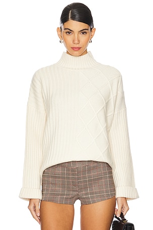 Aran Rib Turtleneck JUMPER 1234