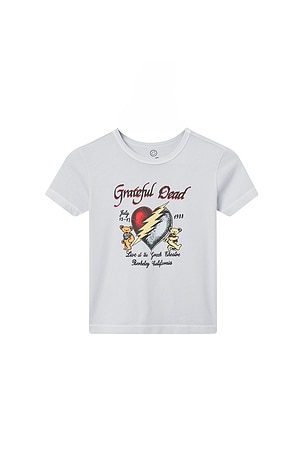 Junk Food Kids Grateful Dead Live 1988 Tee in Baby Blue