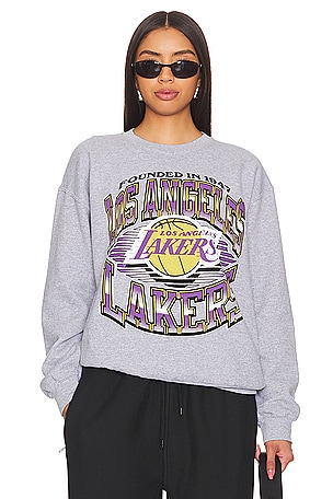 Lakers Chrome Lines Crew Sweatshirt Junk Food