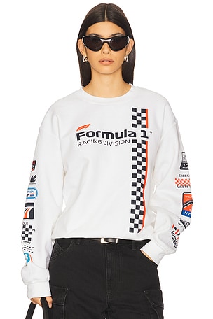 F1 Racing Stripe Sweatshirt Junk Food