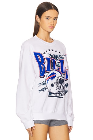 Junk Food Bills Conversion Crew Fleece Sweatshirt in Black