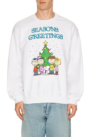 Peanuts Seasons Greetings Sweatshirt Junk Food