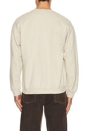 Junk Food Mickey Sledding Sweatshirt in Cream. Size XS. Also