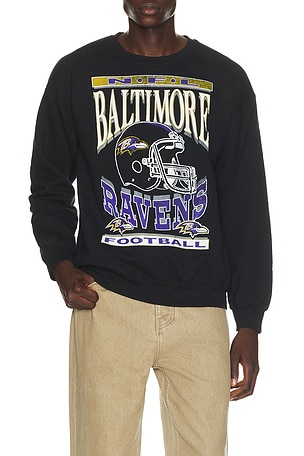 Ravens Helmet Crew Fleece Sweatshirt Junk Food