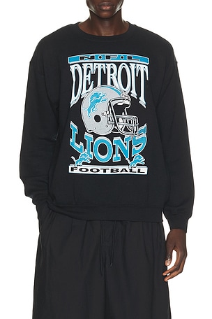 Lions Helmet Crew Fleece Sweatshirt Junk Food