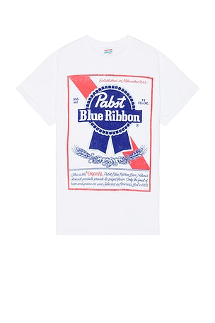 Pabst Blue Ribbon Label Tee Junk Food