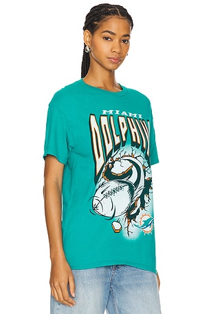 Junk Food Dolphins Breakthru Tee in Teal