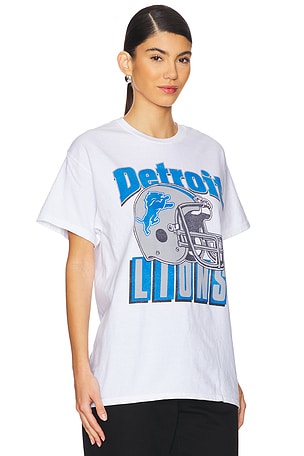 Junk Food Lions Throwback Helmut Tee in White