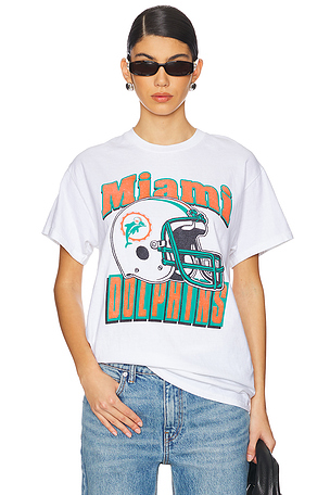 Dolphins Throwback Helmut Tee Junk Food