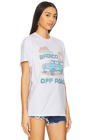 Junk Food Ford Bronco Off Road Tee in White. Size XS. Also