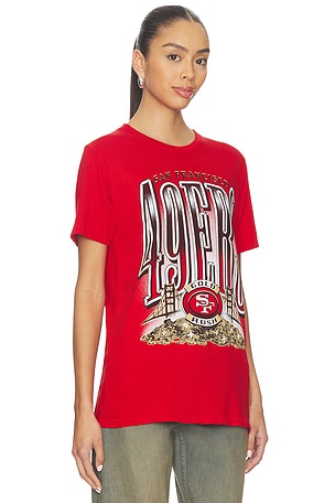 Junk Food 49ers Gold Rush Vintage Tee in Red. Size XS. Also