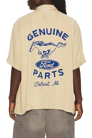 Ford Mustang Camp Shirt Junk Food
