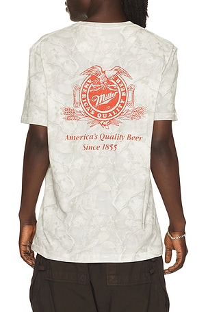 Junk Food Miller High Life Tee in Grey