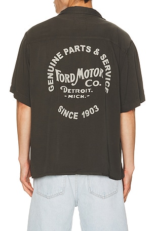 Ford Motor Co Camp Shirt Junk Food