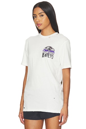 Junk Food T-SHIRT RAVENS en Blanc