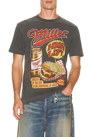 Miller Burger And Beer Vintage Tee Junk Food