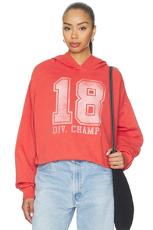 18 Div. Champs Drop Shoulder Crop Hoodie Junk Food