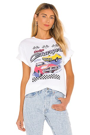T-SHIRT GRAPHIQUE DODGE CHARGER Junk Food