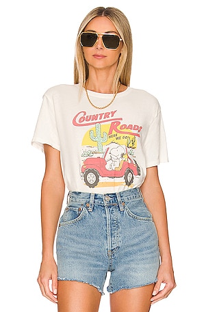 Camiseta Snoopy Country Roads Junk Food