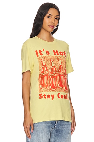 Junk Food It's Hot Stay Cool Tee in Yellow