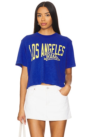 Rams Dual Threat Mock Neck Crop Tee Junk Food