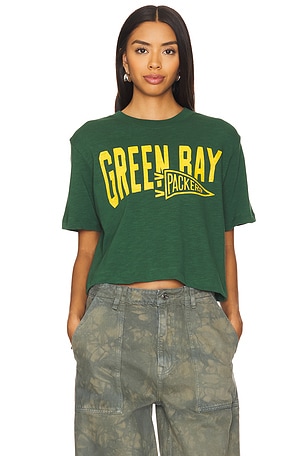 Packers Dual Threat Mock Neck Crop Tee Junk Food