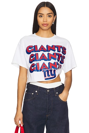 Giants Repeat Glitter Crop Tee Junk Food