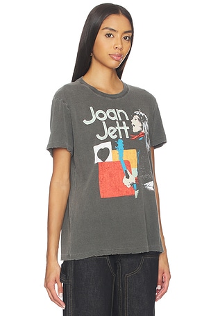 Junk Food Joan Jett The Vintage Tee in Grey