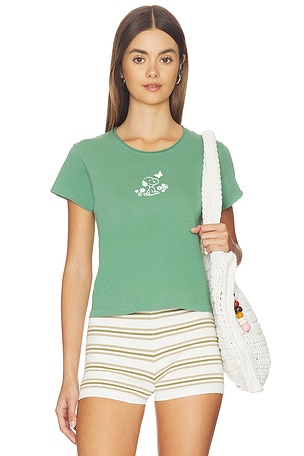 Snoopy Flowers The Vintage Baby Tee Junk Food