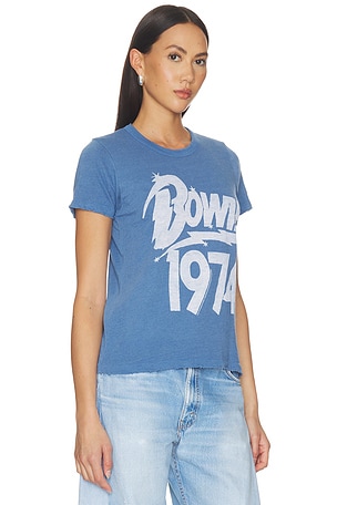 Junk Food David Bowie 1974 Tee in Blue