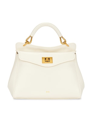 JW PEI Lucia Classic Top Handle Bag in White