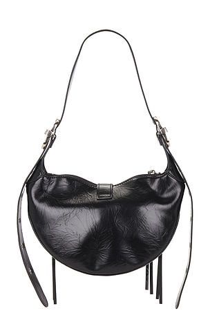 JW PEI Tessa Crushed Shoulder Bag in Black