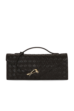JW PEI Celeste Woven Textured Envelope Top Handle Bag in Brown
