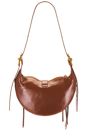 JW PEI Tessa Crushed Shoulder Bag in Brown