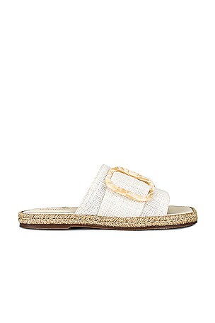 Medan Buckled Cotton Espadrille Sandal Kaanas