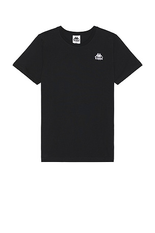 Kappa Authentic Novo Tee in Black