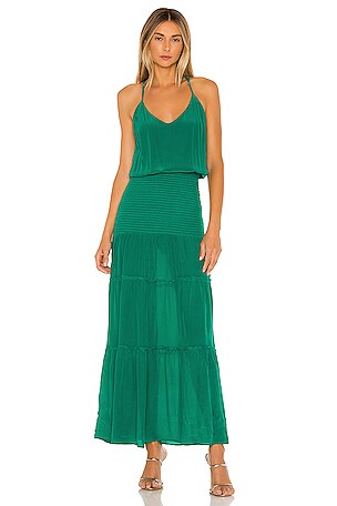 karina grimaldi green dress Karina Grimaldi Nysa Denim Mini Dress in Jelly Mint main image 0