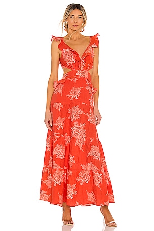 Marigot Print Maxi Dress Karina Grimaldi