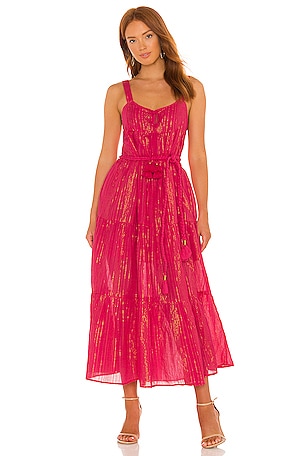 Karina Grimaldi Belle Maxi Dress in Cherry | REVOLVE